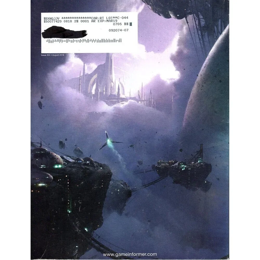 Game Informer Magazine August 2018 Issue Featuring Destiny 2: Forsaken